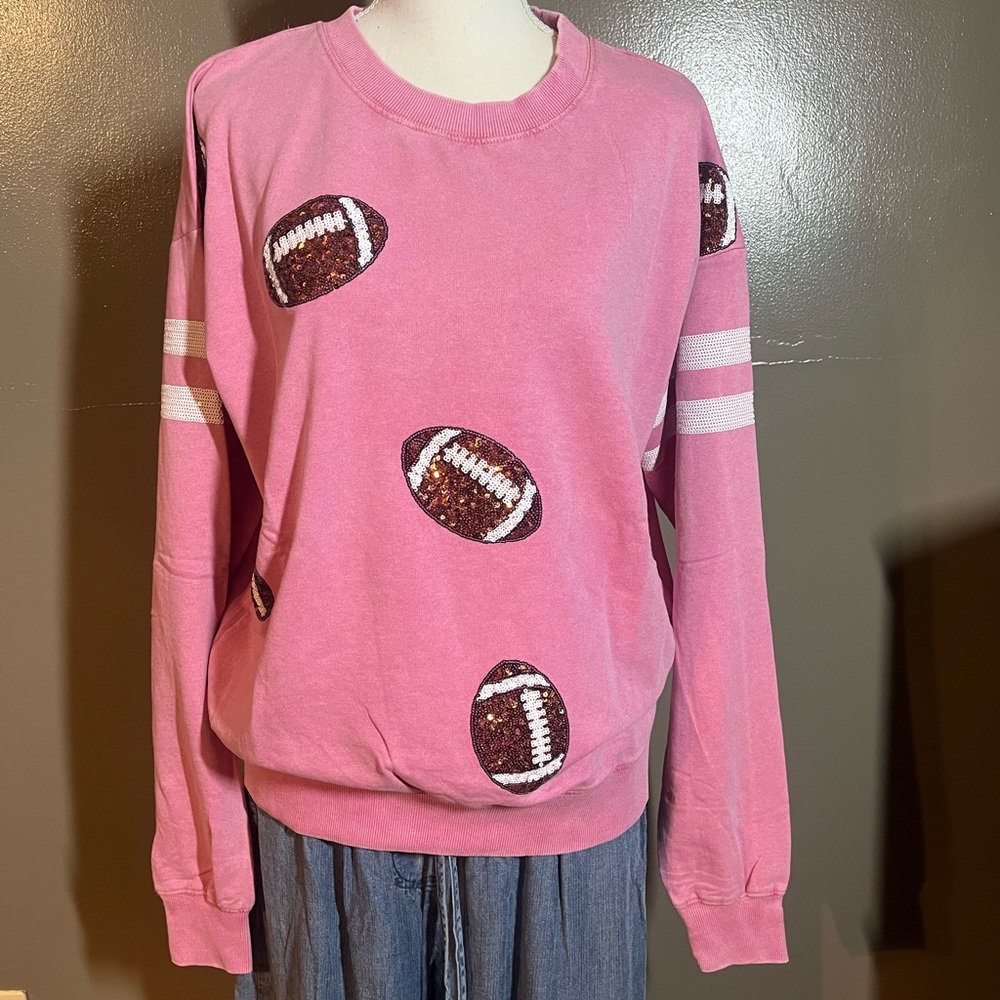 White Birch Football Sweatshirt